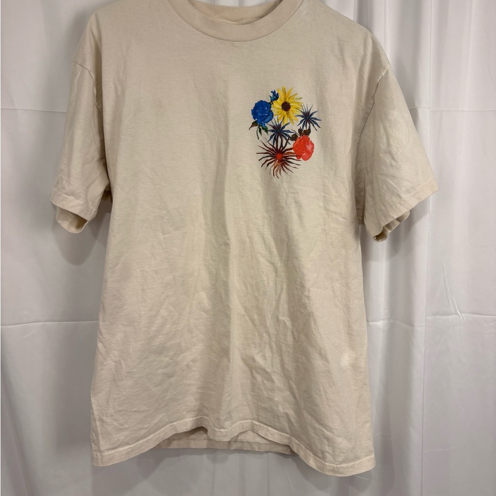 Obey Cream Cotton T-Shirt